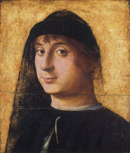 若い紳士の肖像 作： Antonello da Messina